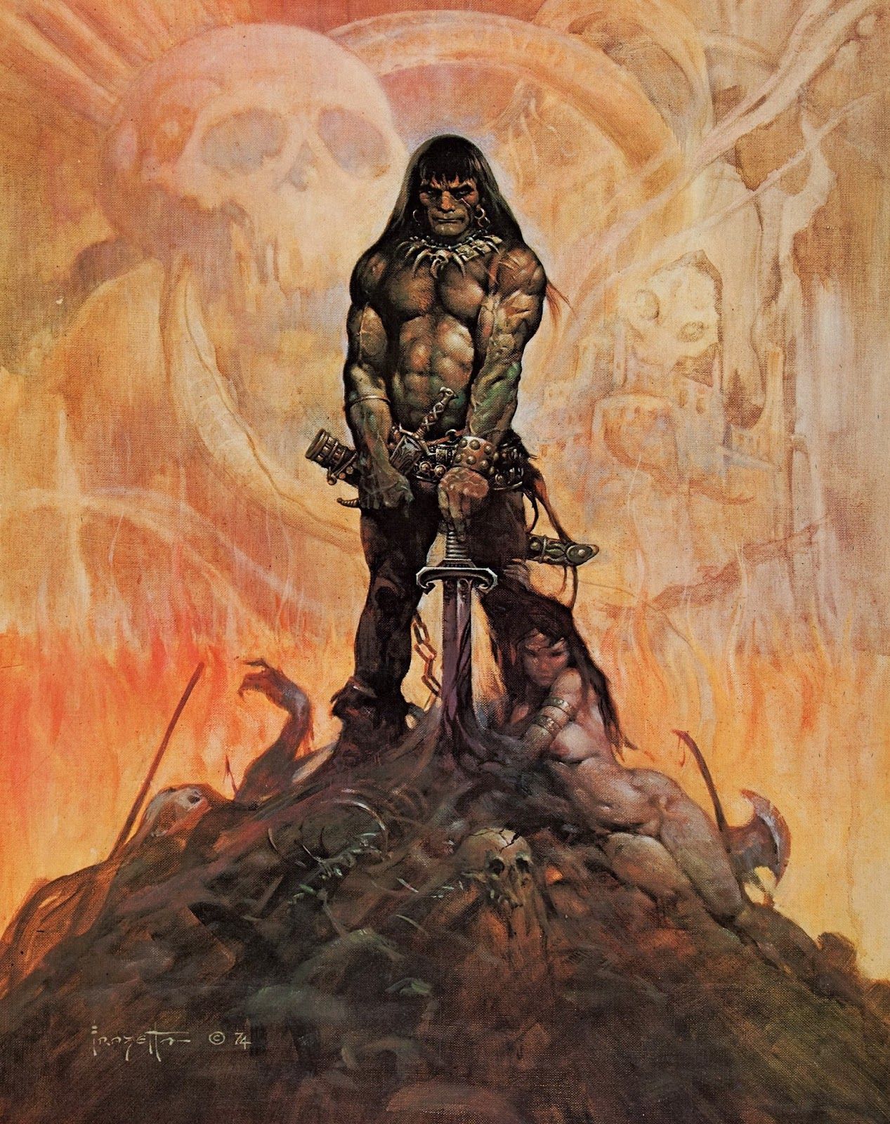 Conan le barbare, par Frank Frazetta